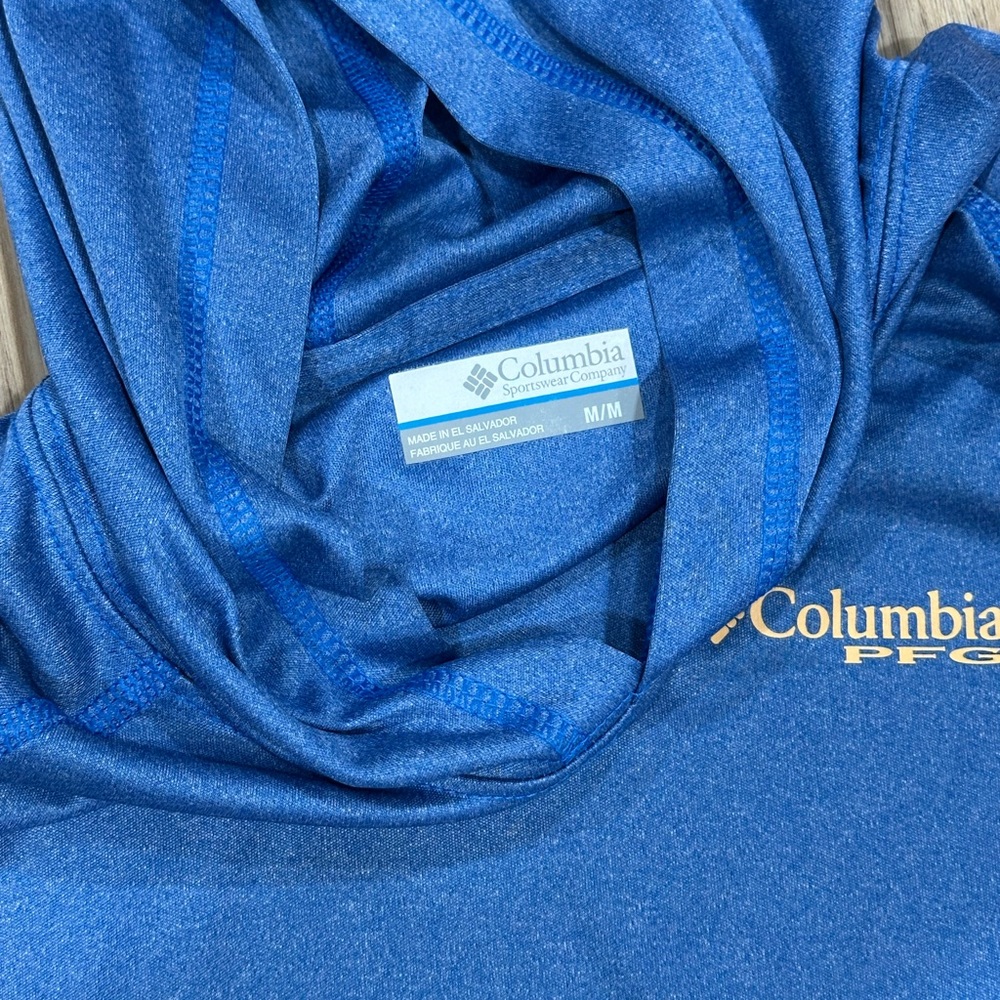 Columbia Men's Blue Swim Hoodie - Picture 3 of 4